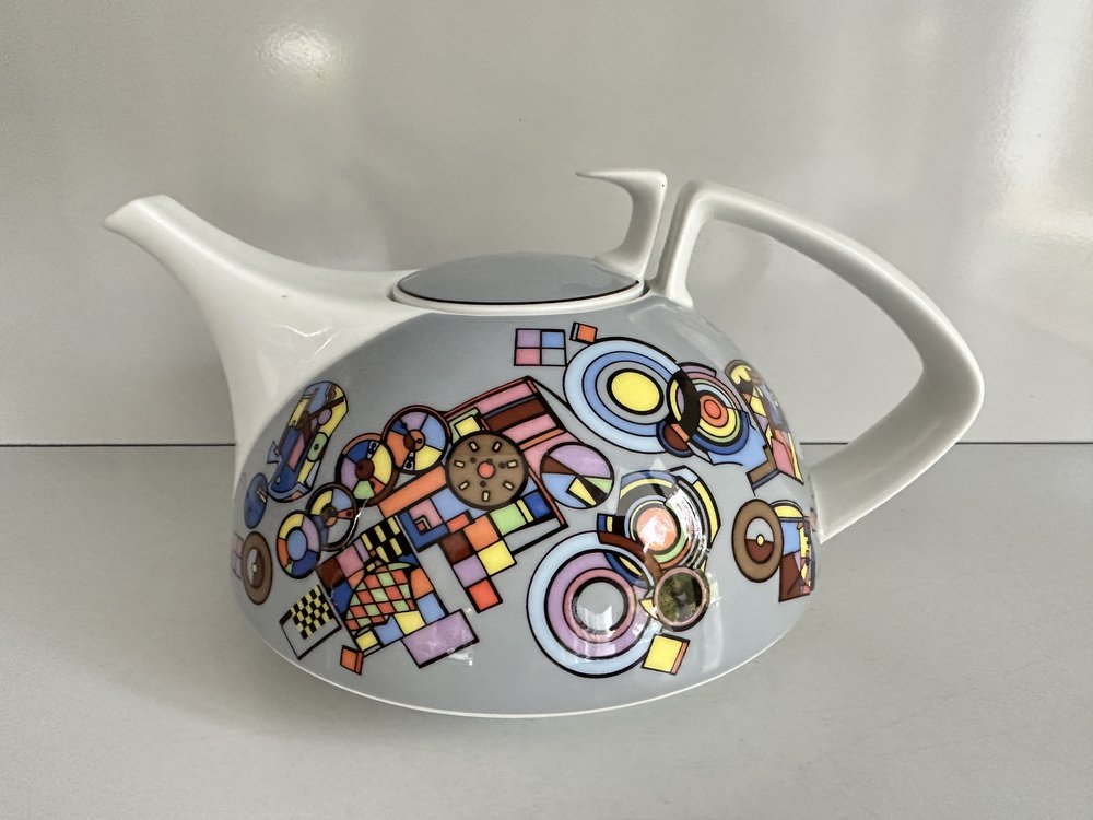 Mekka No. 25/99 Teapot by Eduardo Paolozzi for Rosenthal, 1990s-IHL-1779945