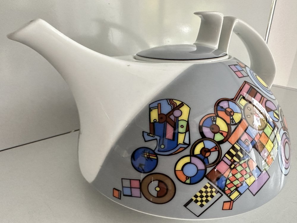 Mekka No. 25/99 Teapot by Eduardo Paolozzi for Rosenthal, 1990s