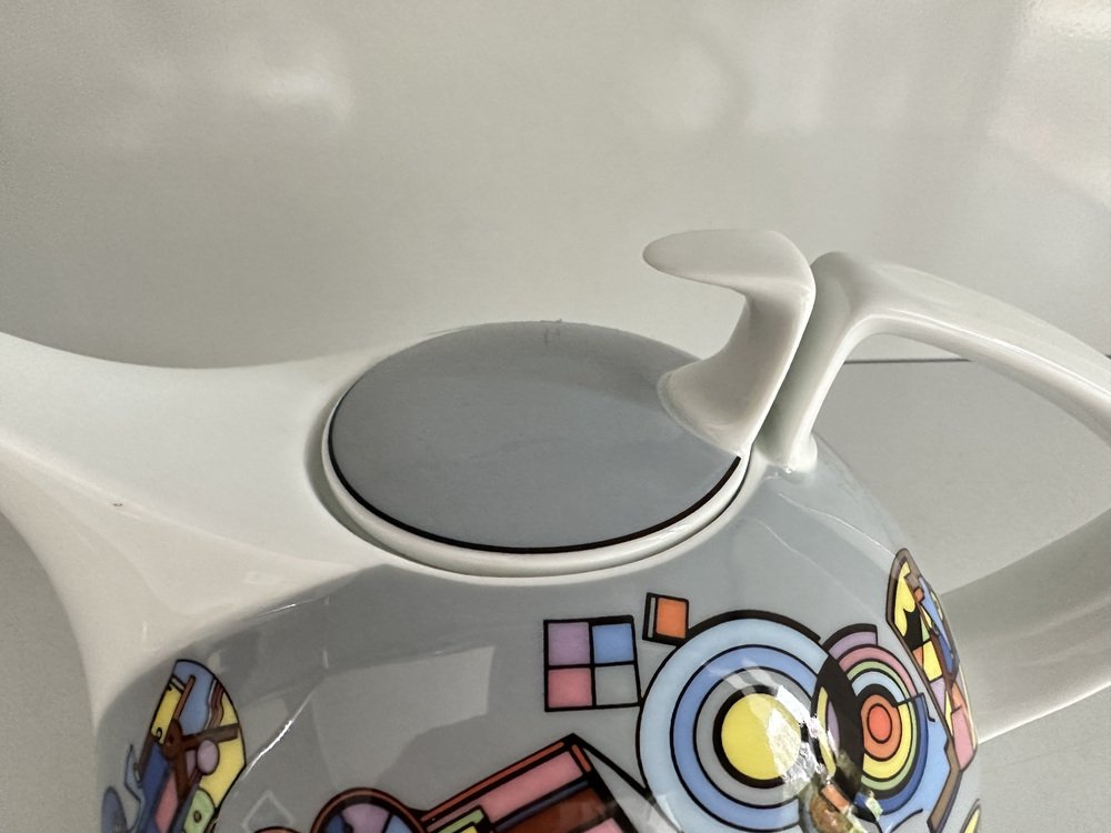 Mekka No. 25/99 Teapot by Eduardo Paolozzi for Rosenthal, 1990s