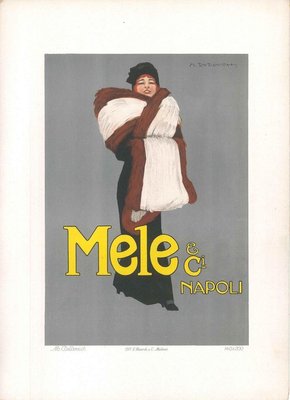 Mele - Original Advertising Lithograph by Marcello Dudovich - 1910s 1910-ZCI-759757