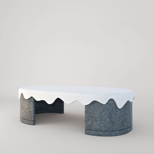 Melt Marble Coffee Table by Marble Balloon