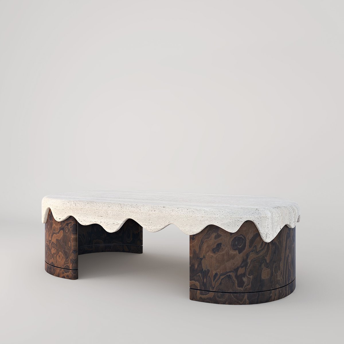 Melt Marble Coffee Table by Marble Balloon