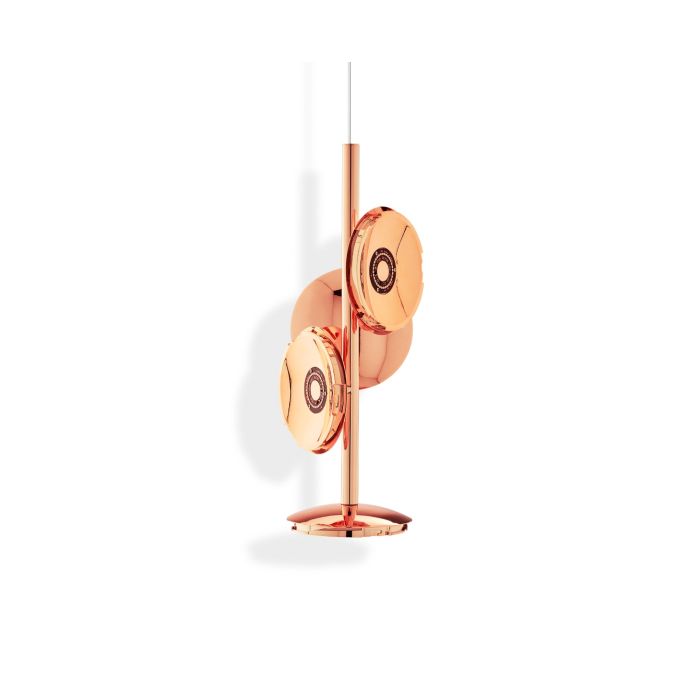 Melt Small Led Polycarbonate Chandelier by Tom Dixon #Copper