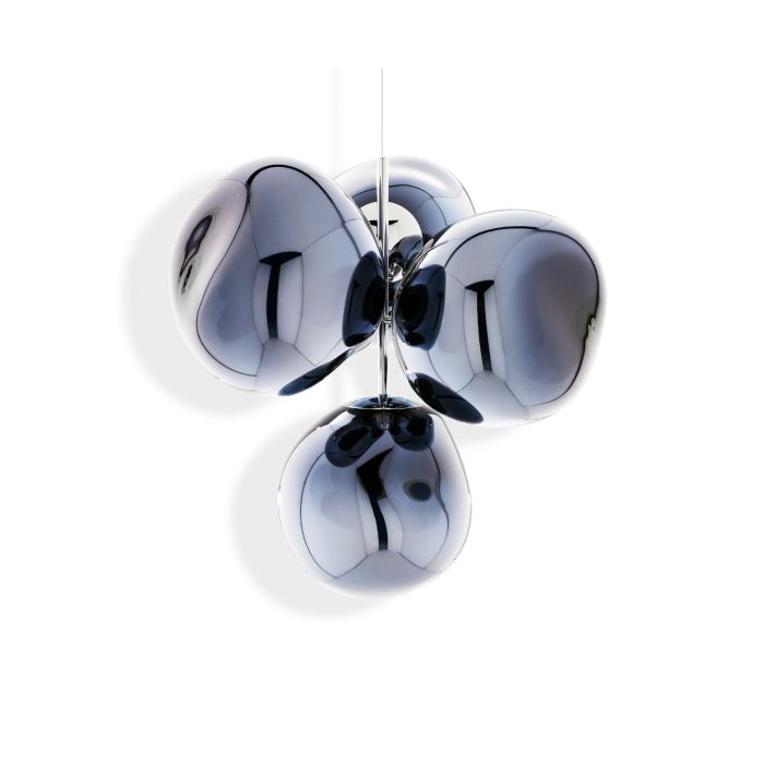 Melt Small Led Polycarbonate Chandelier by Tom Dixon #Smoke