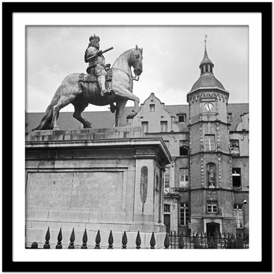 Memorial Jan Wellem at Old City Hall Duesseldorf, Germany 1937-DYV-995288