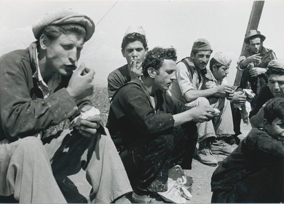 Men at Work, Italy, 1950s, Black & White Photograph-DYV-1236152