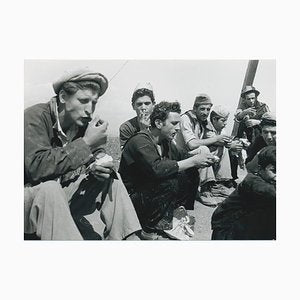 Men at Work, Italy, 1950s, Black & White Photograph-DYV-1236152