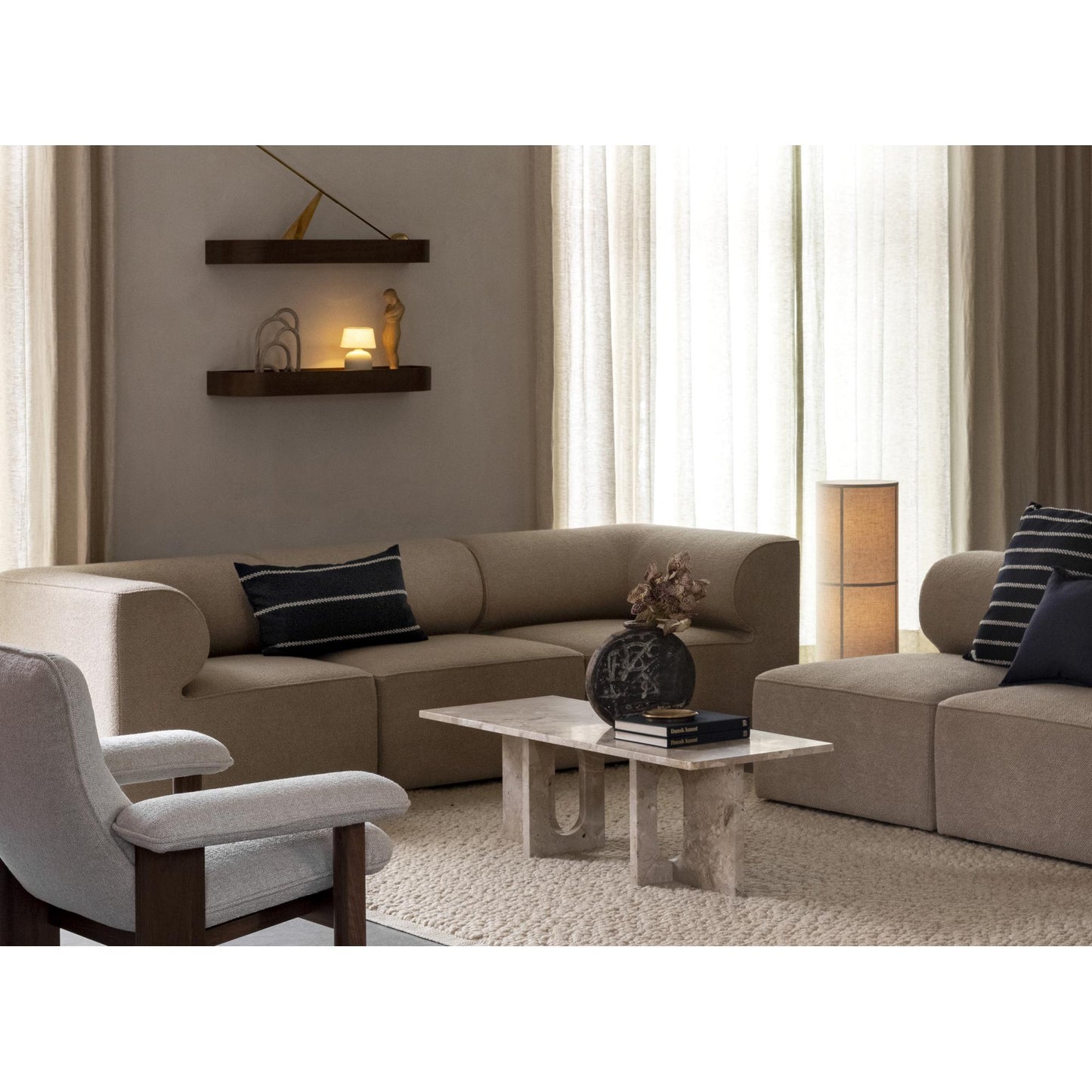 Audo Hashira Floor Lamp White