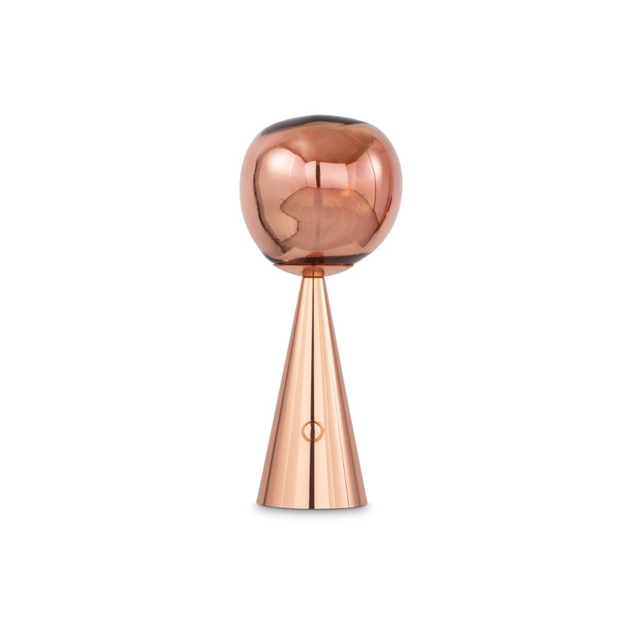 Melt - Cordless Led Table Lamp by Tom Dixon #Copper