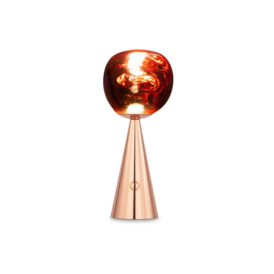 Melt - Cordless Led Table Lamp by Tom Dixon #Copper