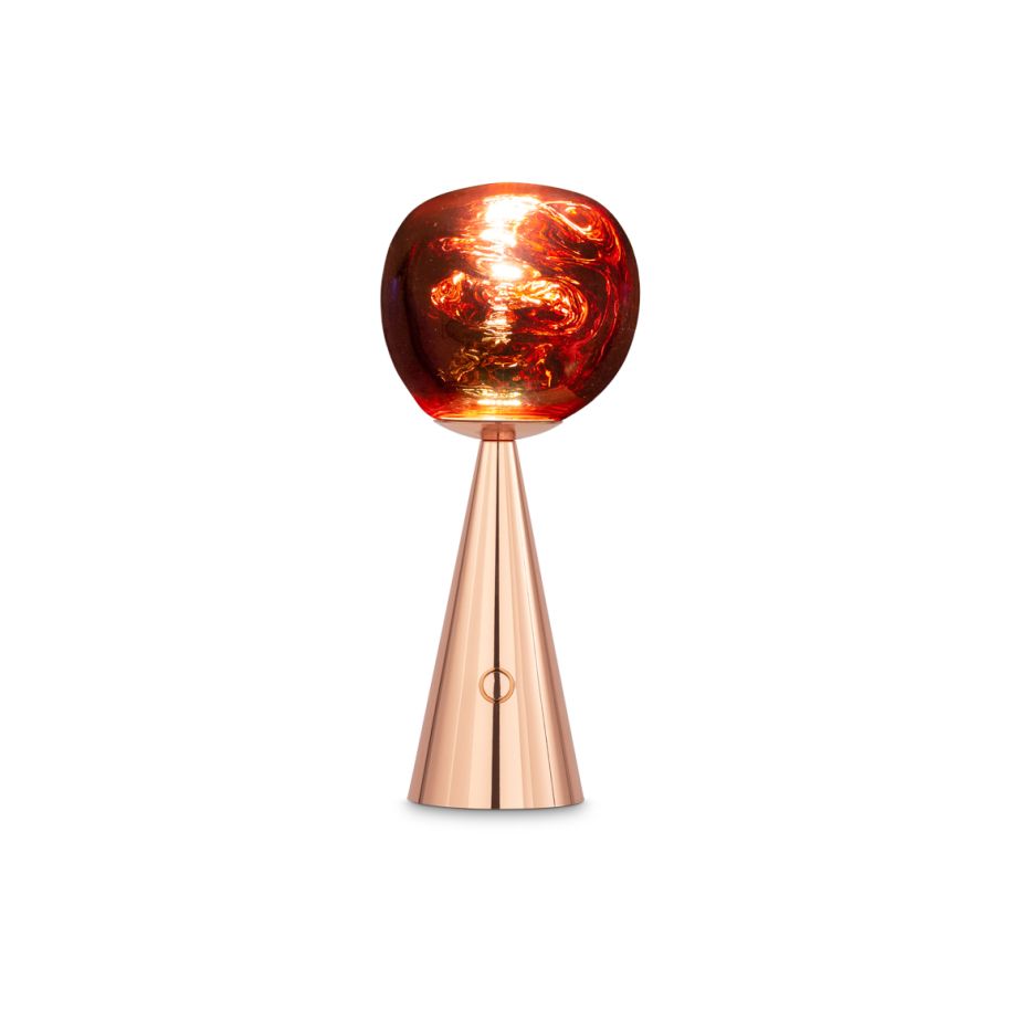 Melt - Cordless Led Table Lamp by Tom Dixon #Copper