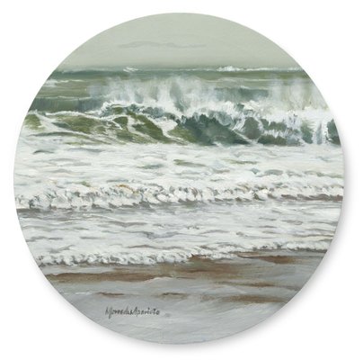 Mercedes Apararicio, La Mer Cantabrie, 2020, Oil on Canvas-CHG-1075851