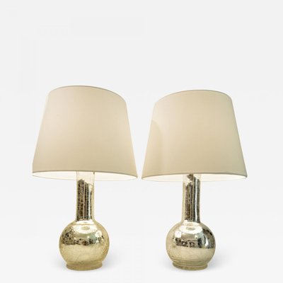 Mercury Glass Table Lamps by Luxus by Uno & Östen Kristiansson, Set of 2-UDU-1589026