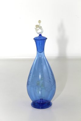 Mermaid Liqueur Set by Bimini Workshops Lauscha Glassworks, 1925, Set of 8-ZWH-1293470