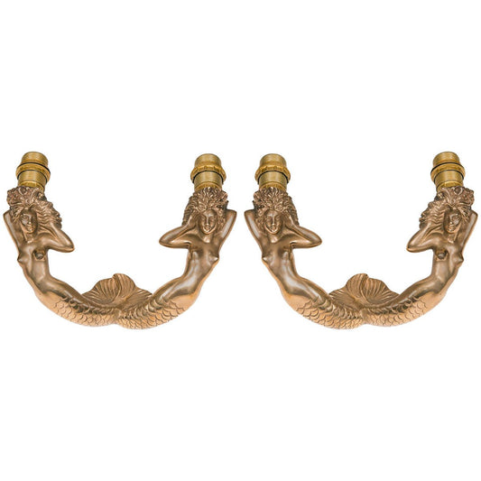 Mermaid Sconces by Raoul Scarpa, 1960s, Set of 2