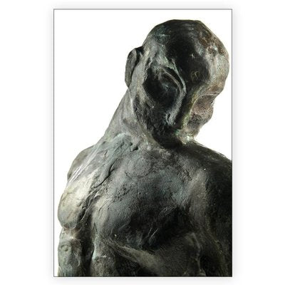 Merodack-Jeanneau, Male Nude, 19th Century, Bronze Sculpture-NQ-886010