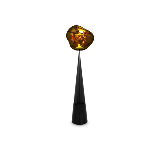 Melt Cone Fat - Melta And Polycarbonate Led Floor Lamp by Tom Dixon #Gold