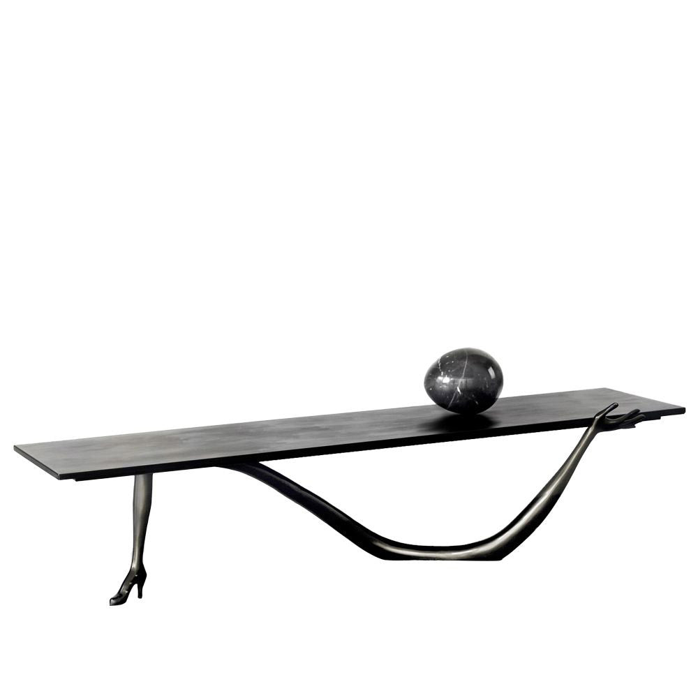 Low Brass Coffee Table Leda by Bd Barcelona Design #Black Label
