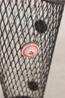 Metal and Ceramic Umbrella Stand by Mathieu Matégot, 1950s-WEQ-1137328