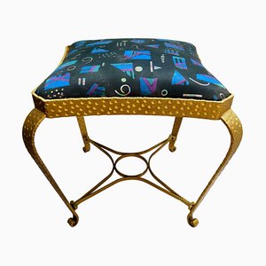 Metal and Fabric Stool by Pier Luigi Colli, 1950s-FIP-1196275