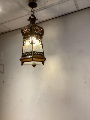 Metal and Glass Ceiling Lamp-SU-1752382