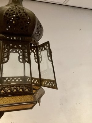 Metal and Glass Ceiling Lamp-SU-1752382