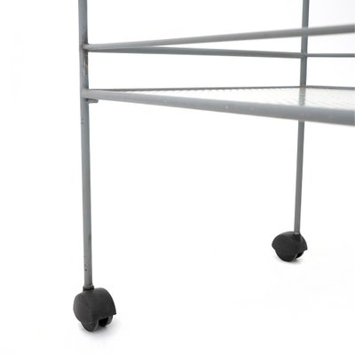 Metal and Glass Service Trolley, 1980s-EZ-2041226