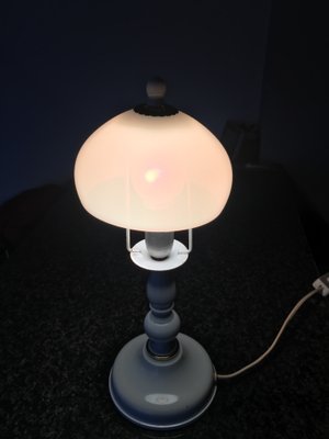 Metal and Glass Table Lamp, 1970s-WQQ-786662