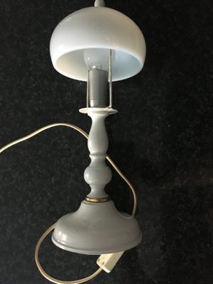 Metal and Glass Table Lamp, 1970s-WQQ-786662