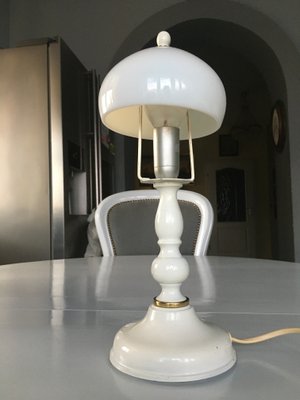 Metal and Glass Table Lamp, 1970s-WQQ-786662