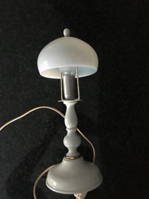 Metal and Glass Table Lamp, 1970s-WQQ-786662