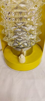 Metal and Glass Table Lamp, Spain, 1970s.-RGF-1359460