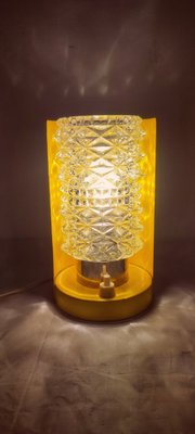 Metal and Glass Table Lamp, Spain, 1970s.-RGF-1359460