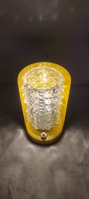 Metal and Glass Table Lamp, Spain, 1970s.-RGF-1359460