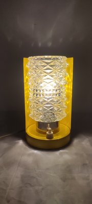 Metal and Glass Table Lamp, Spain, 1970s.-RGF-1359460