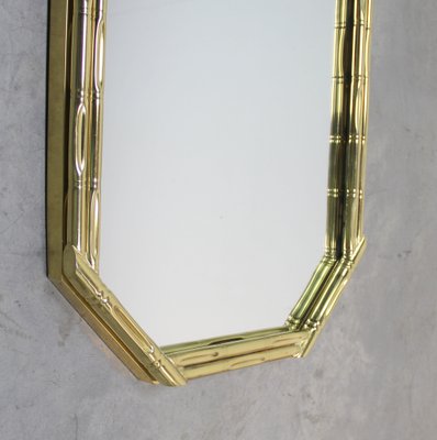 Metal and Imitating Bamboo Mirror, 1970s-NE-1384266