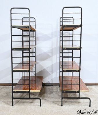 Metal and Laminate Shelves, 1950, Set of 2-RVK-1724749