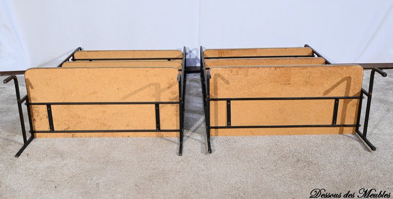 Metal and Laminate Shelves, 1950, Set of 2-RVK-1724749