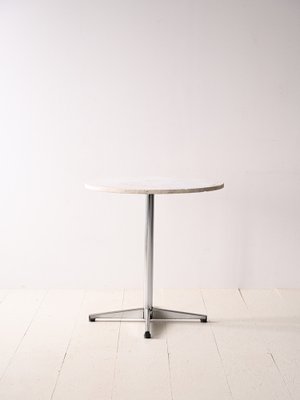 Metal and Marble Coffee Table, 1960s-QWP-1782189