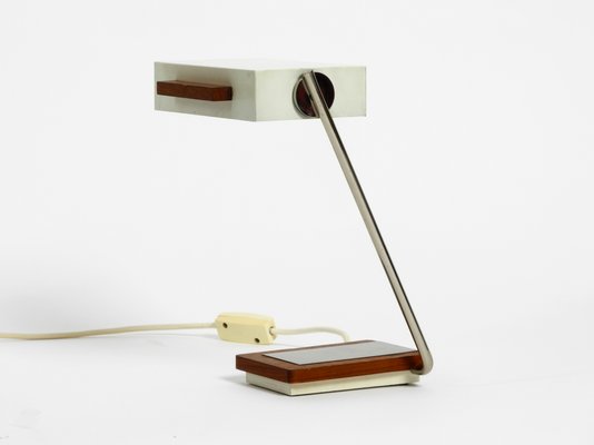 Metal and Teak Table Lamp from Kaiser Leuchten, 1960s-RR-694275