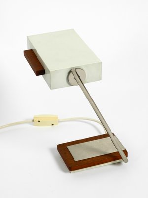 Metal and Teak Table Lamp from Kaiser Leuchten, 1960s-RR-694275