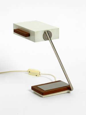 Metal and Teak Table Lamp from Kaiser Leuchten, 1960s-RR-694275