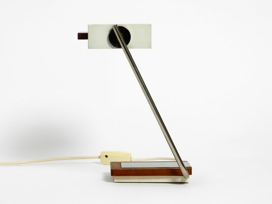 Metal and Teak Table Lamp from Kaiser Leuchten, 1960s-RR-694275