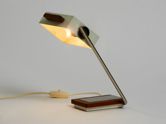 Metal and Teak Table Lamp from Kaiser Leuchten, 1960s-RR-694275