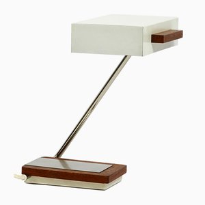 Metal and Teak Table Lamp from Kaiser Leuchten, 1960s-RR-694275