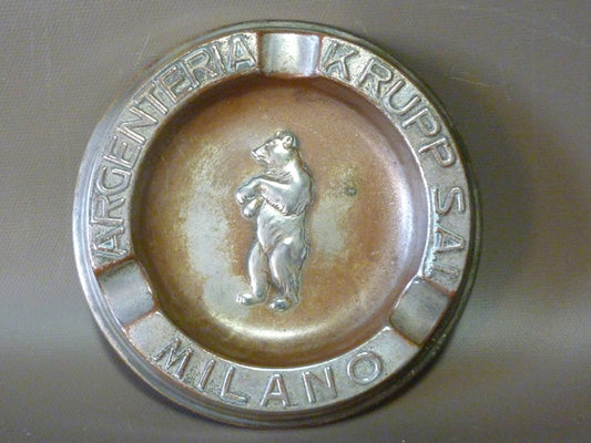 Metal Ashtray from Arthur Krupp, 1900s