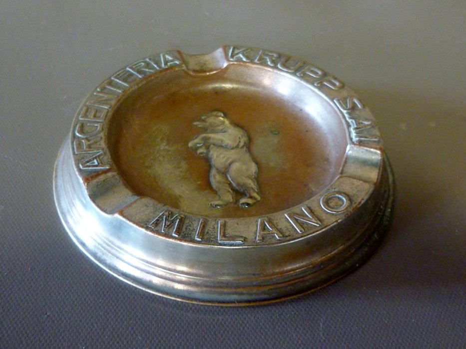 Metal Ashtray from Arthur Krupp, 1900s