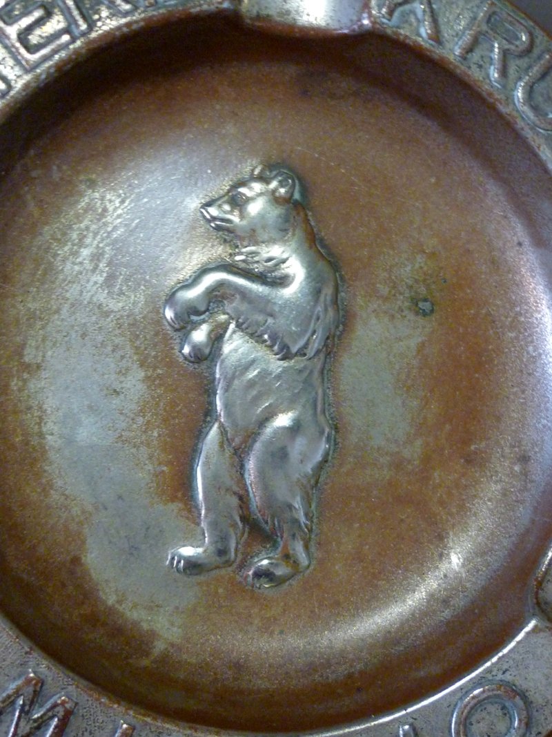 Metal Ashtray from Arthur Krupp, 1900s