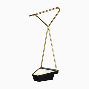 Metal Brass Umbrella Stand, Germany, 1950s-QZ-1052890