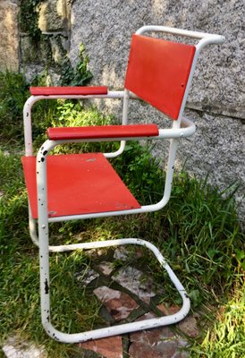 Metal Chair from Doctor's Surgery-ROJ-956021